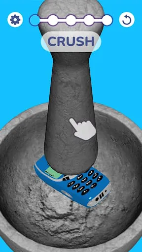 Crush into ball:ASMR Smash DIY