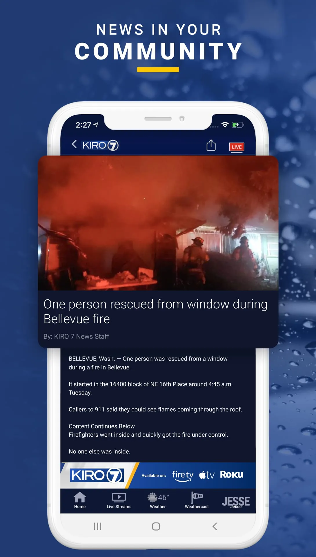 KIRO 7 News App - Seattle Area