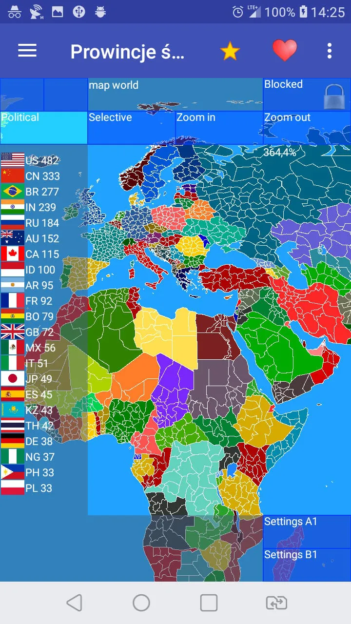 World Provinces. Empire. Maps.