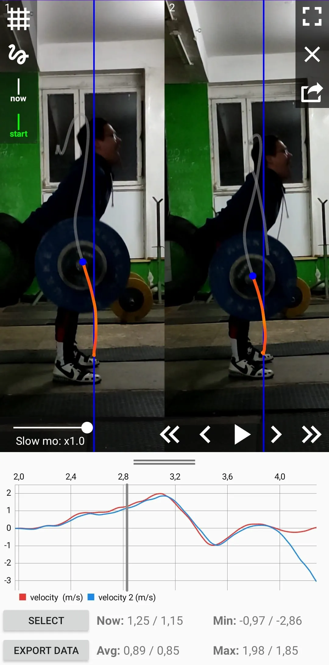 WL Analysis - bar path tracker