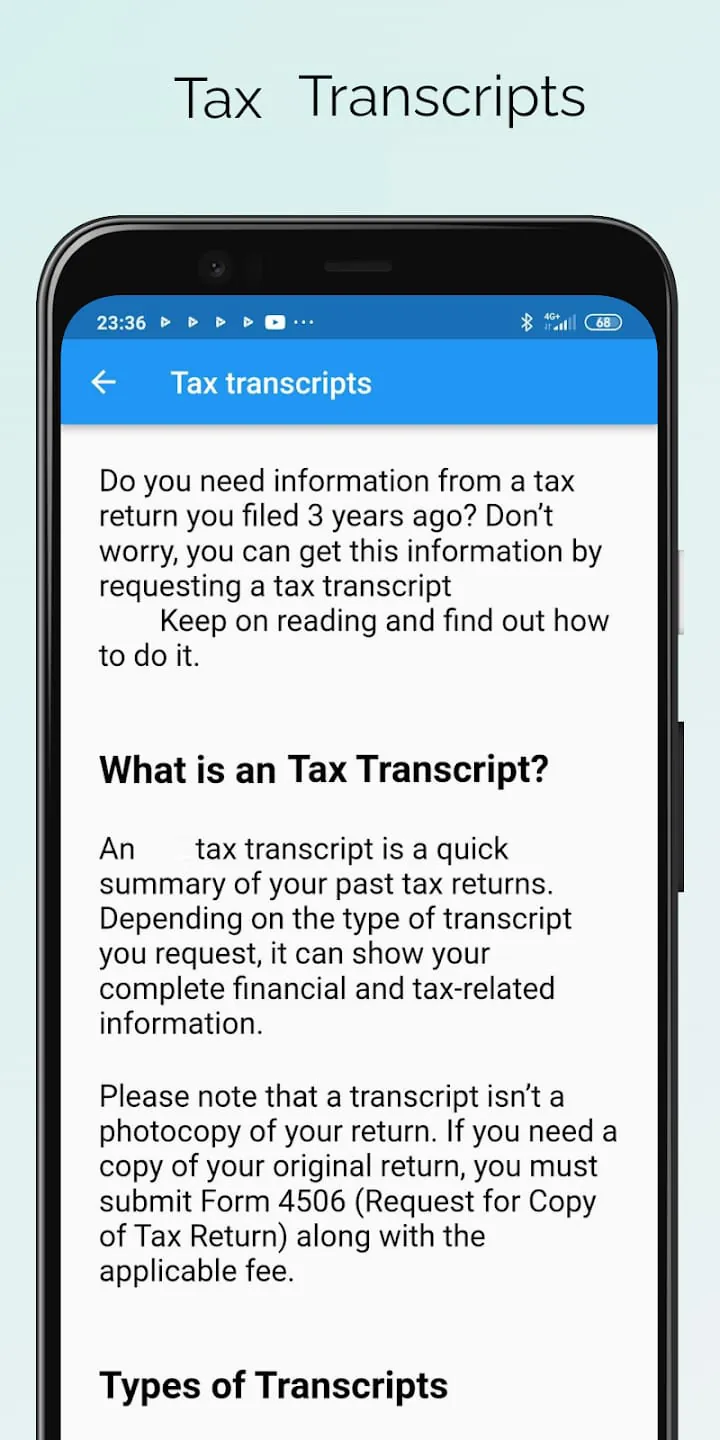 Tax status: Where's my refund?
