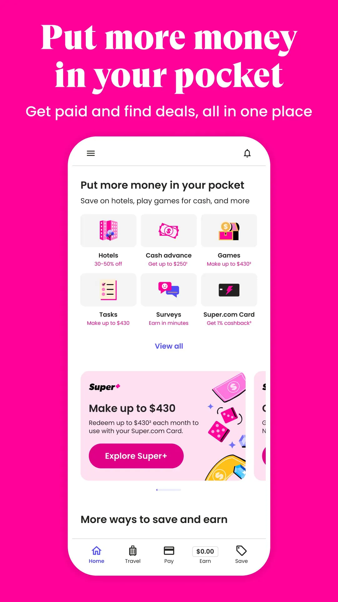 Super.com - Save, Earn, Travel