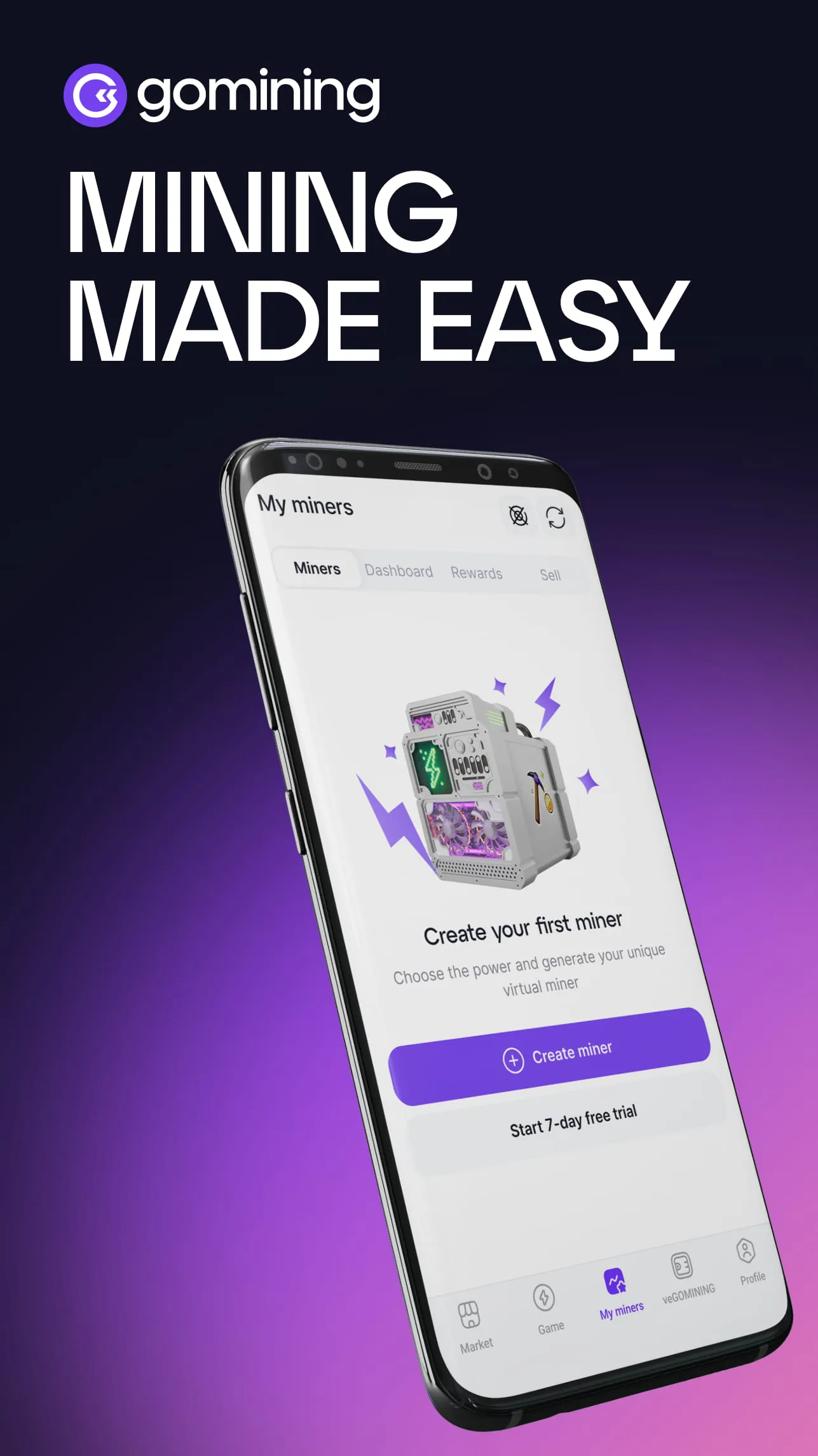 GoMining - Coin Mining App