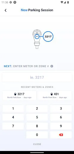 meterEZ - Mobile Parking App