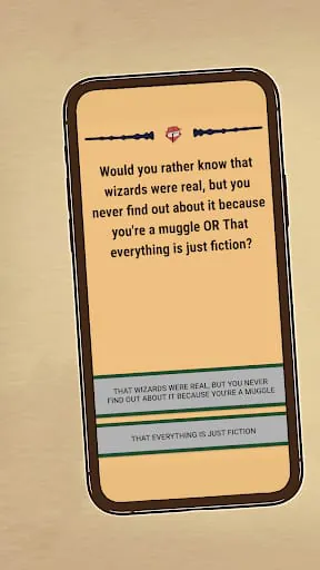 Would you rather? Harry Wizard