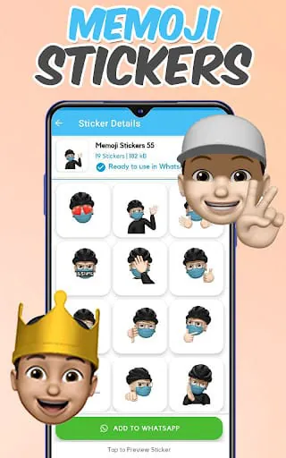 Memoji stickers for WhatsApp