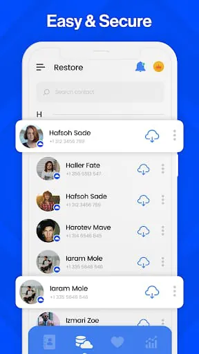Contact Backup & Restore