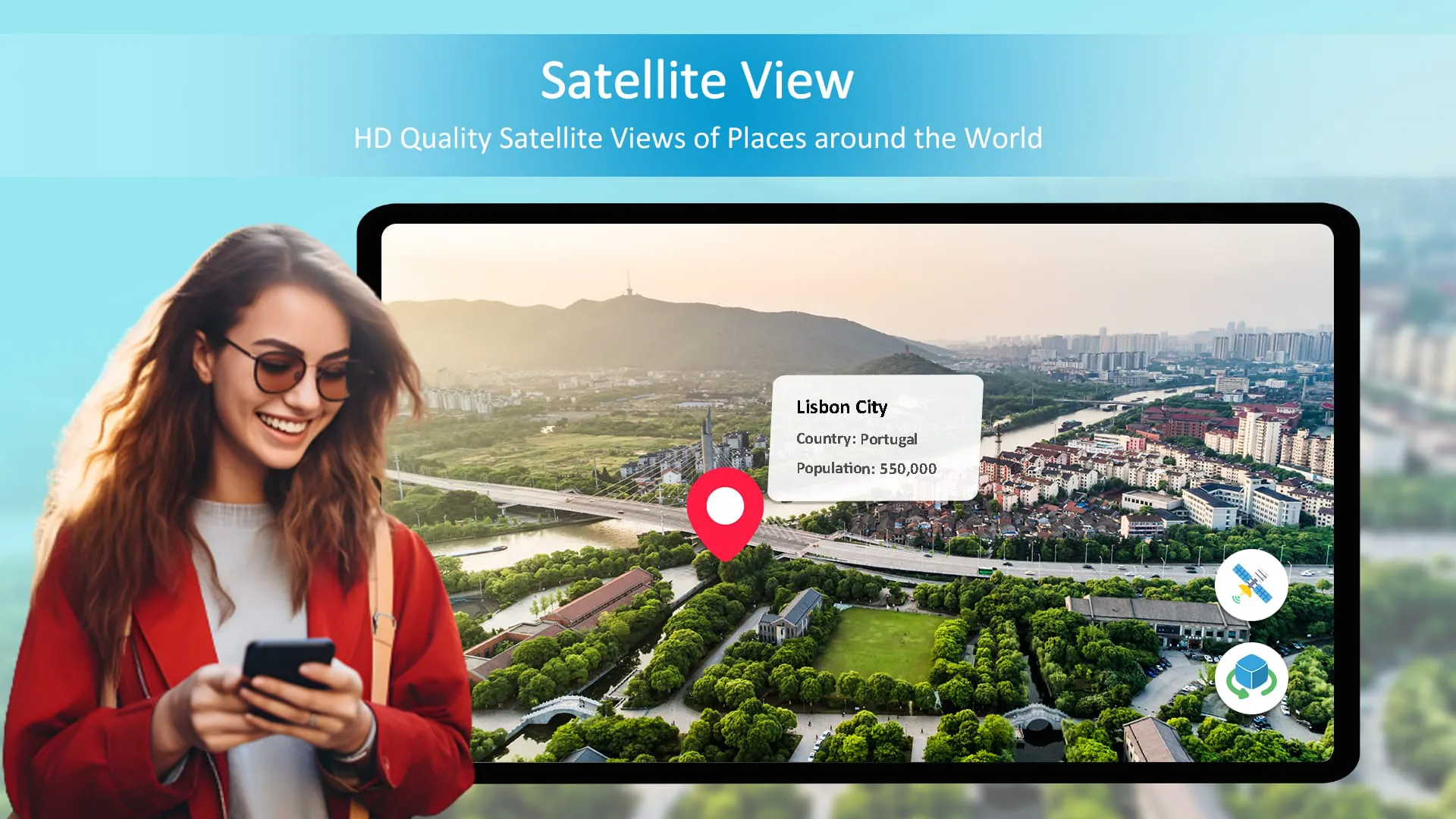 Street View: Satellite Map