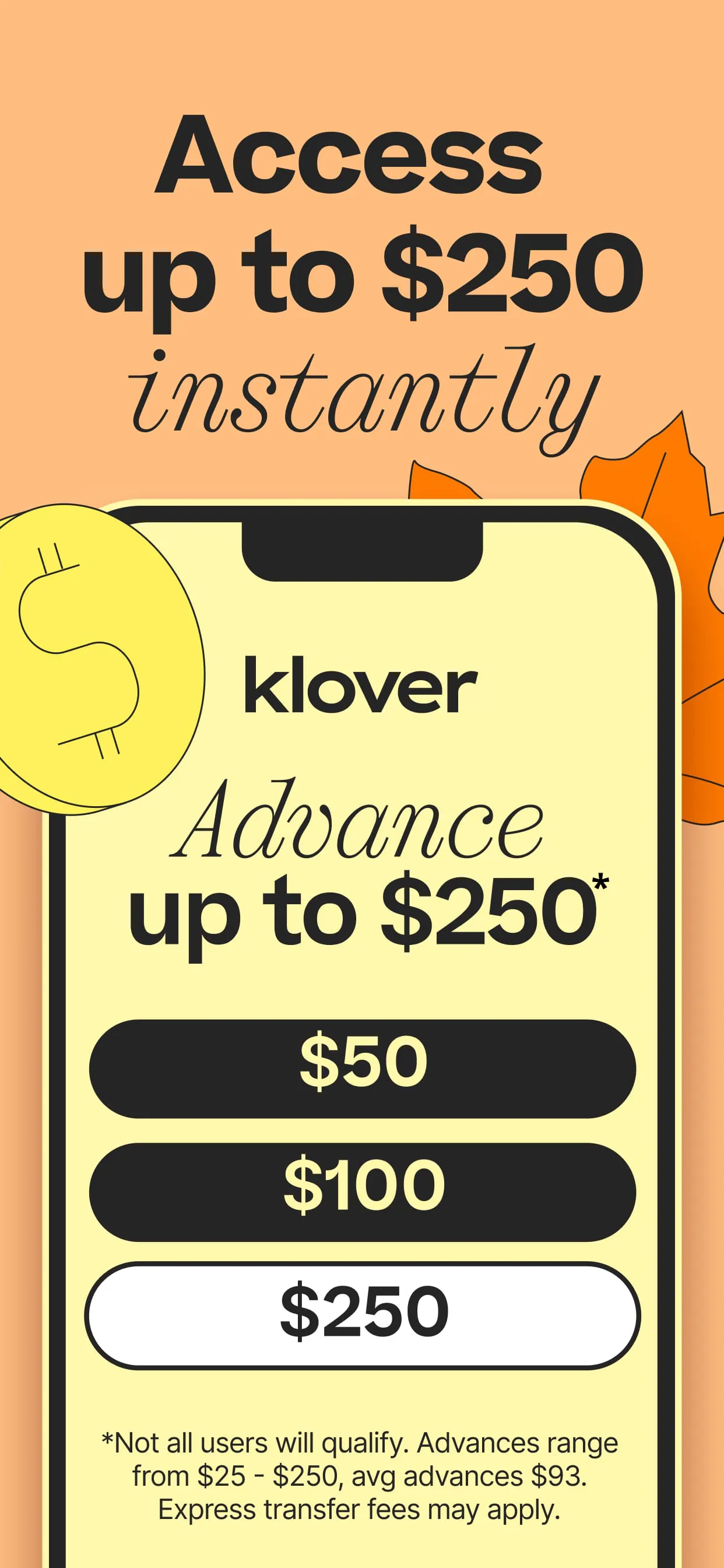 Klover - Instant Cash Advance