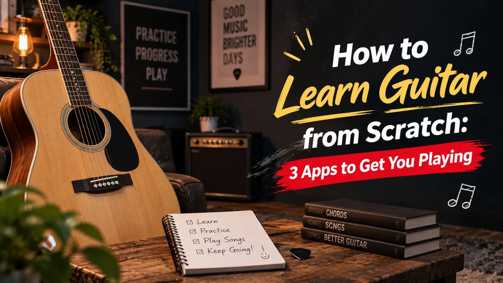 How to Learn Guitar from Scratch: 3 Apps to Get You Playing