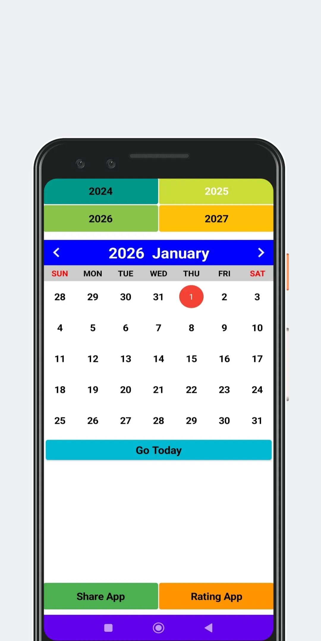 2025 Calendar