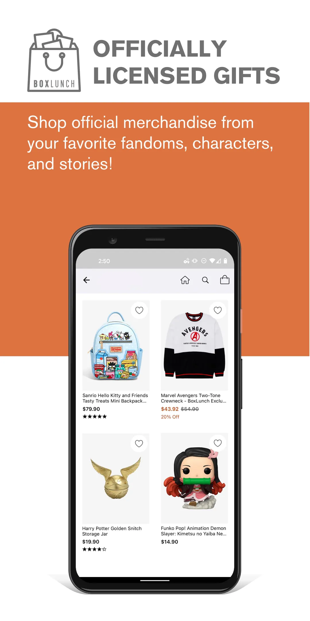 BoxLunch: Pop Culture Gifts