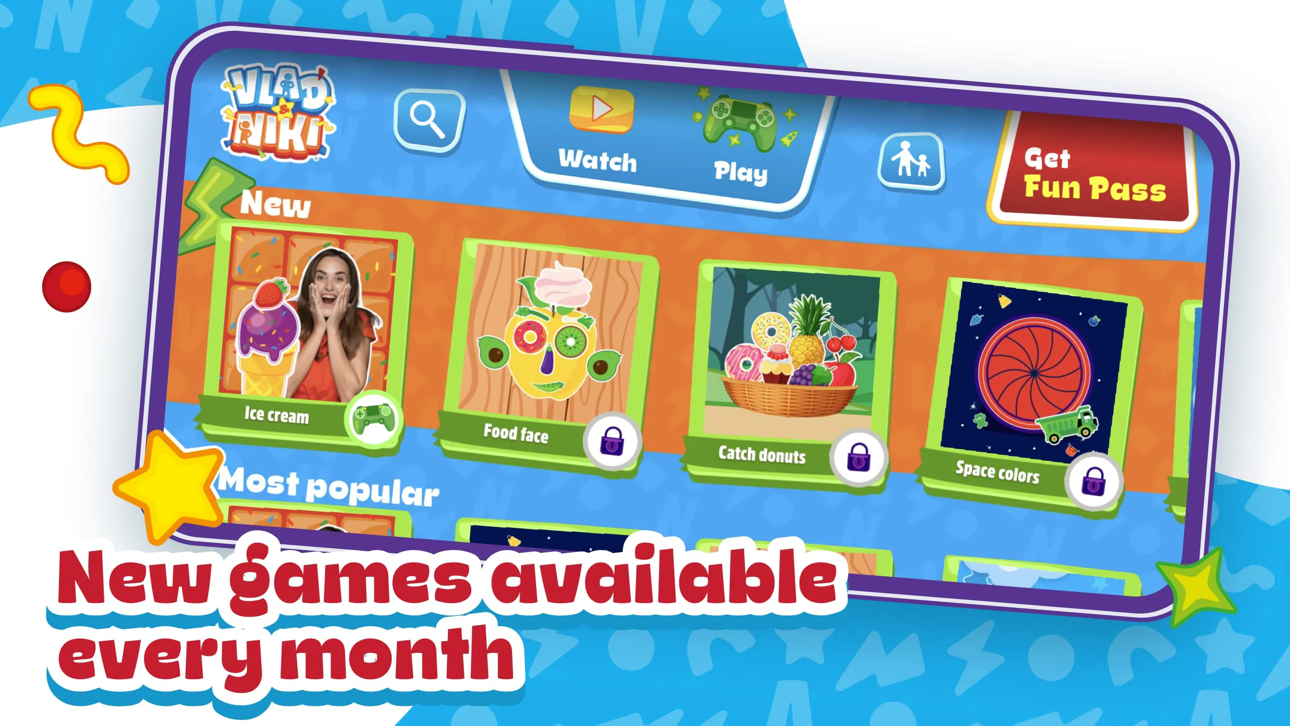 Vlad and Niki – games & videos