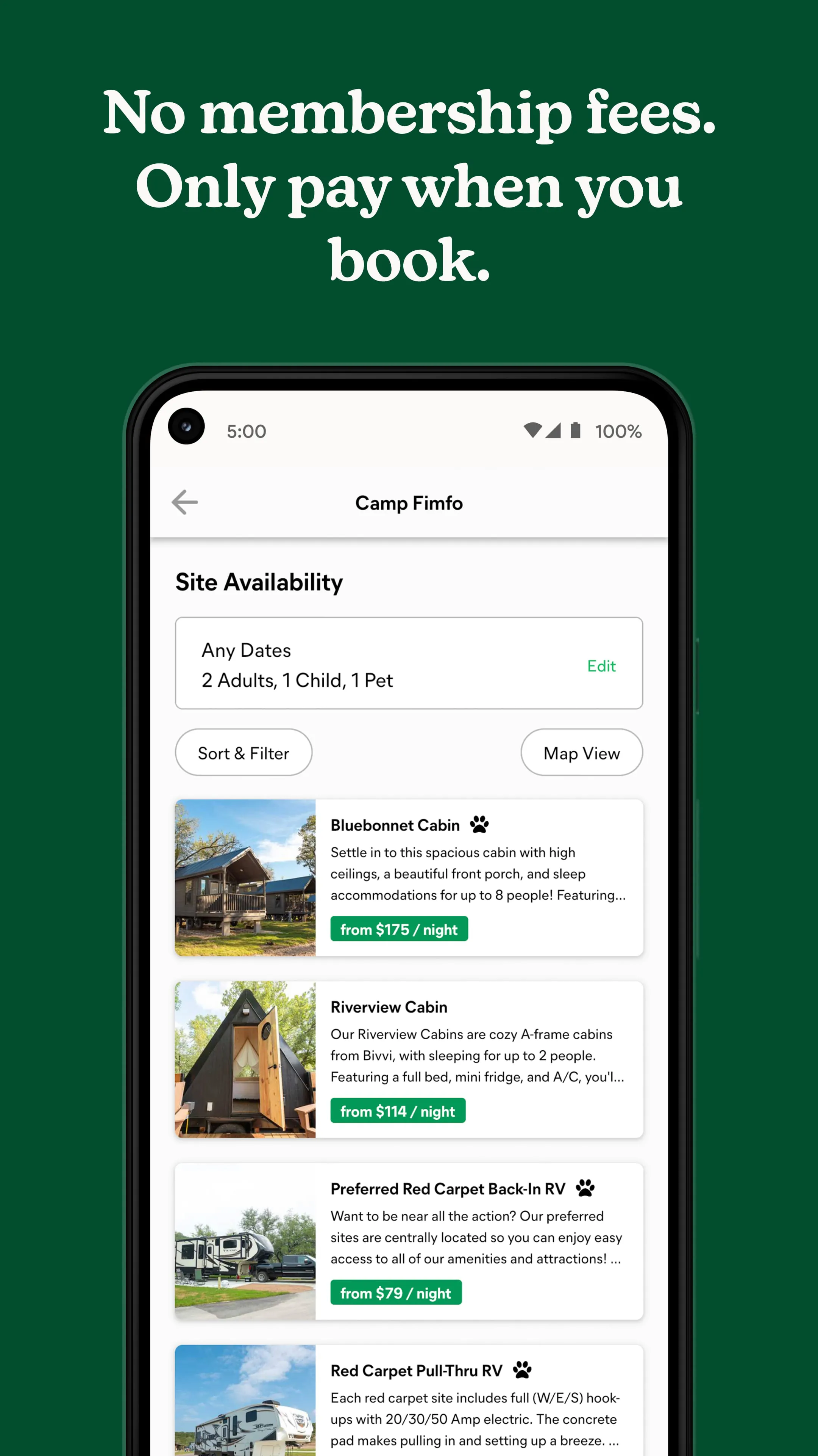 Campspot: RV & Tent Camping