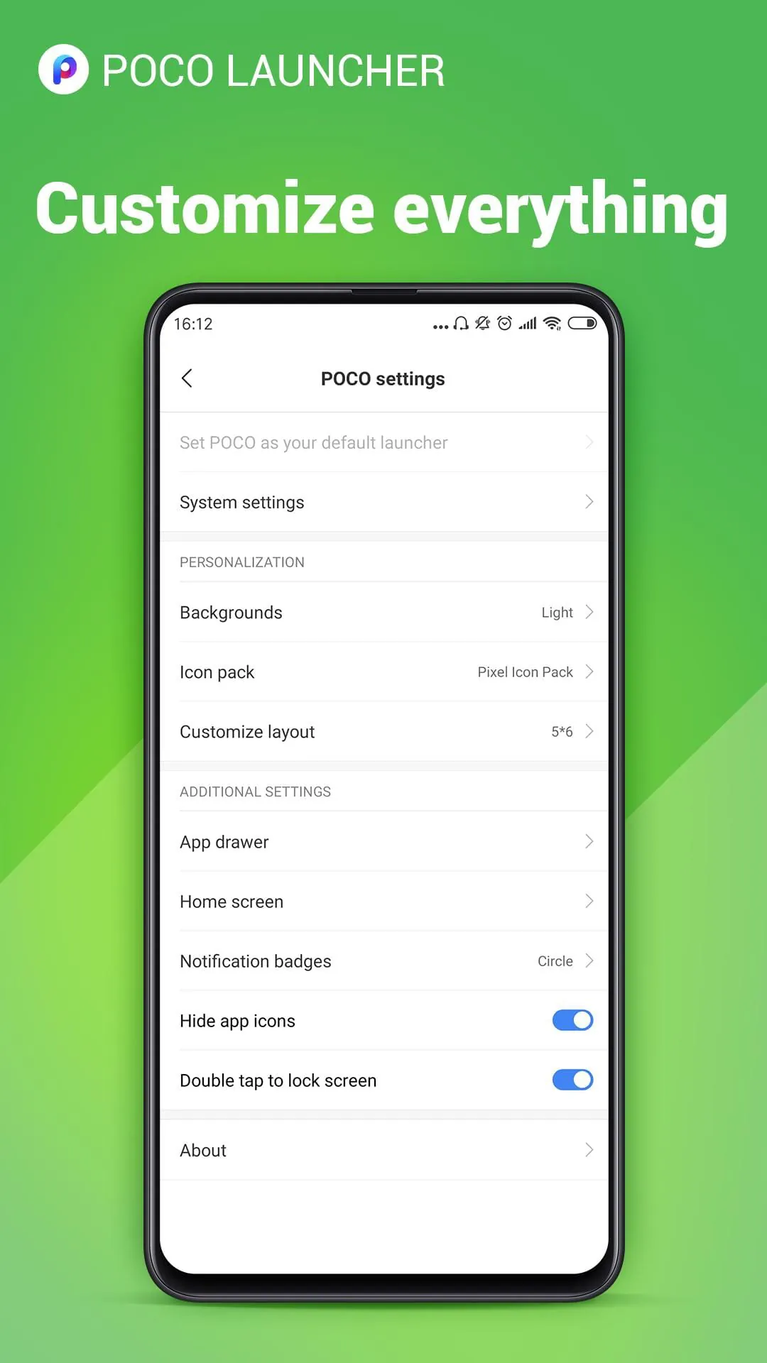POCO Launcher 2.0 - Customize,