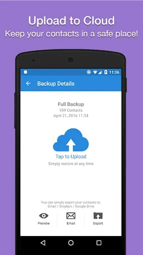 Easy Contacts Backup & Restore