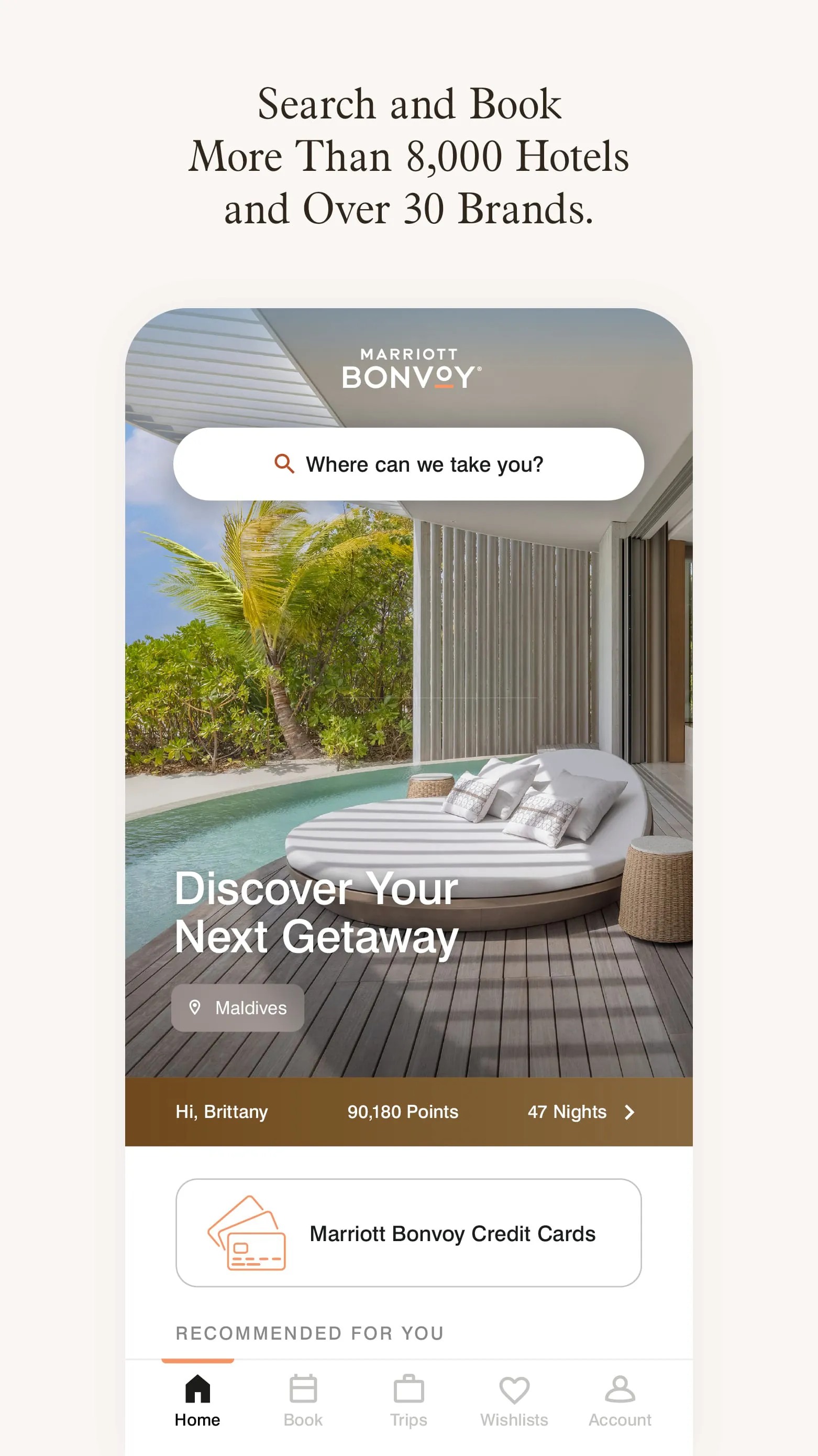 Marriott Bonvoy: Book Hotels