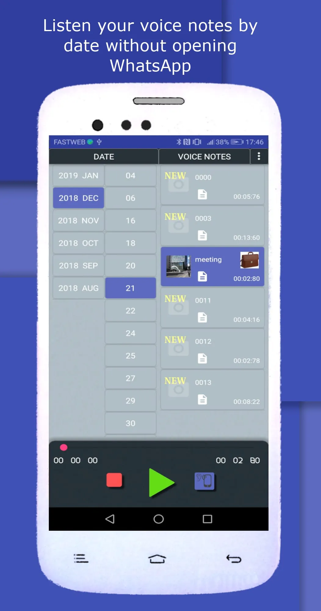 Opus Player - WhatsApp Audio