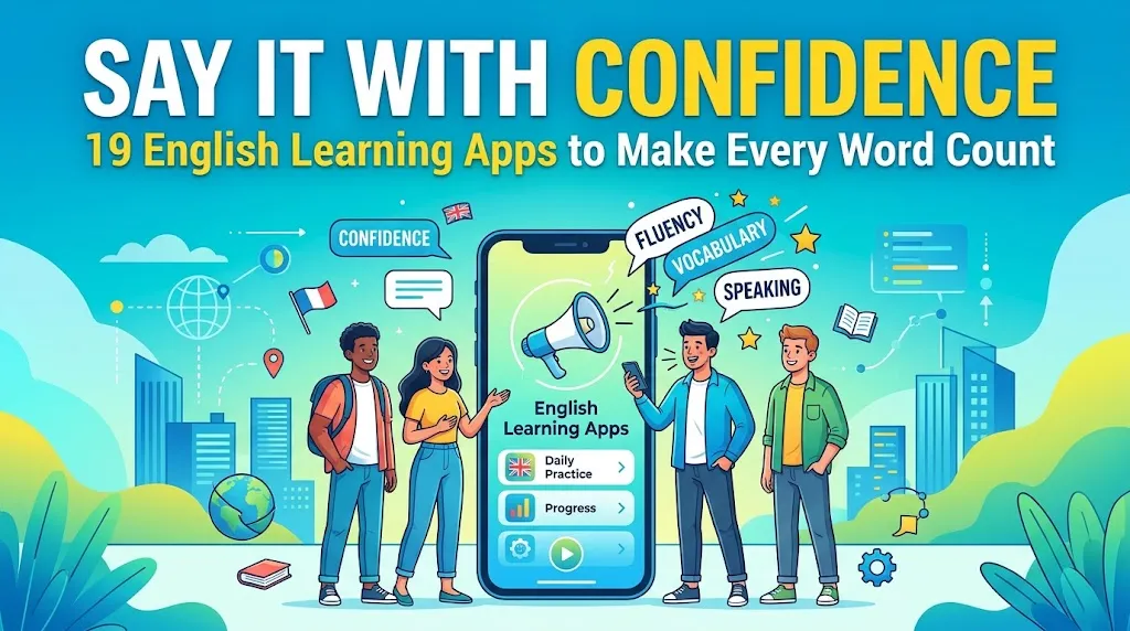 Say It with Confidence: 19 English Learning Apps to Make Every Word Count