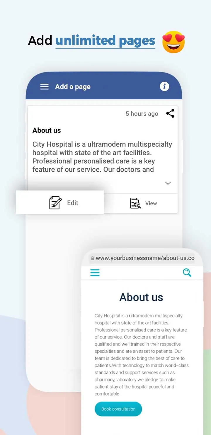 Instant Website Builder App