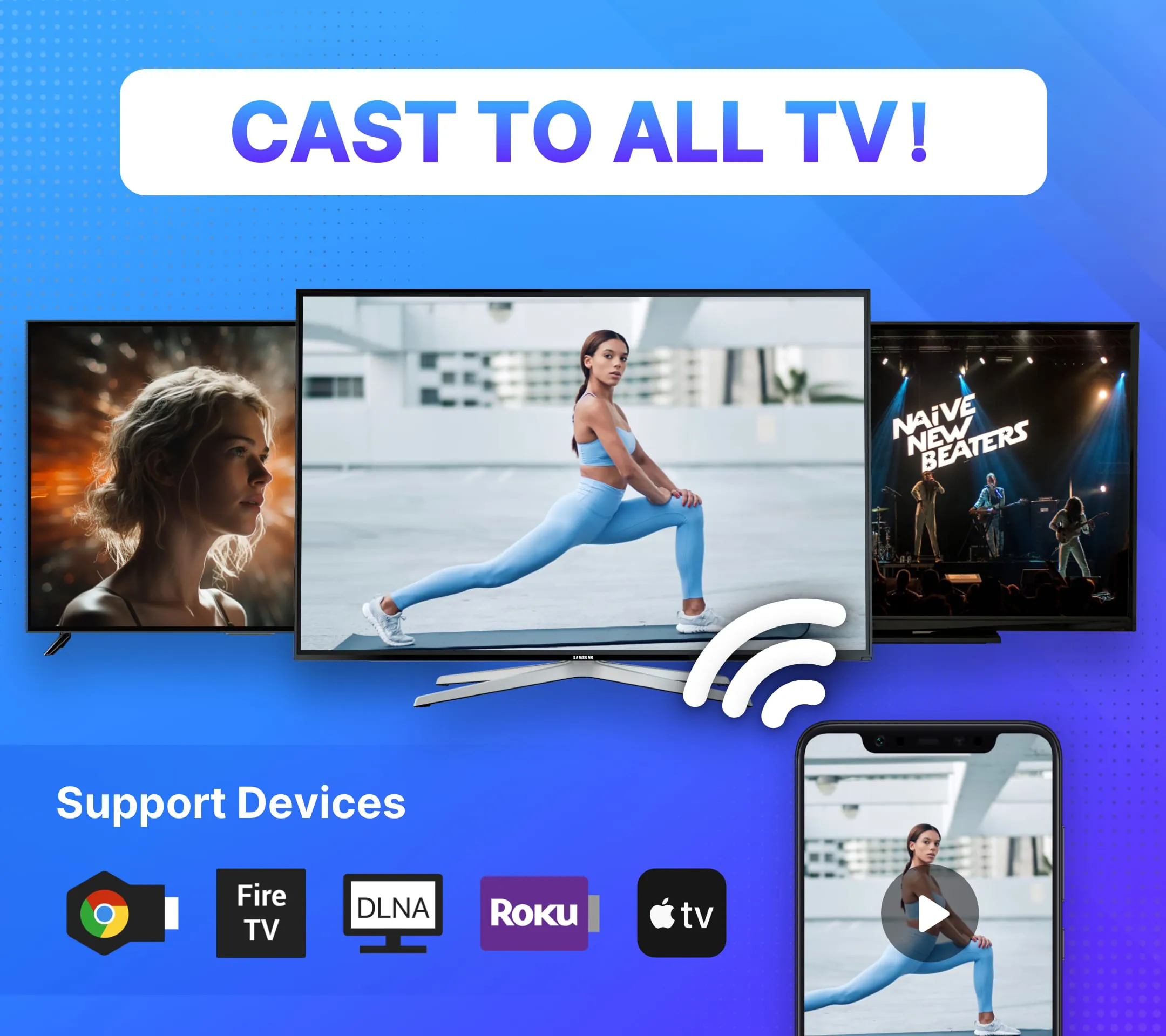 Cast to TV - Screen Mirroring