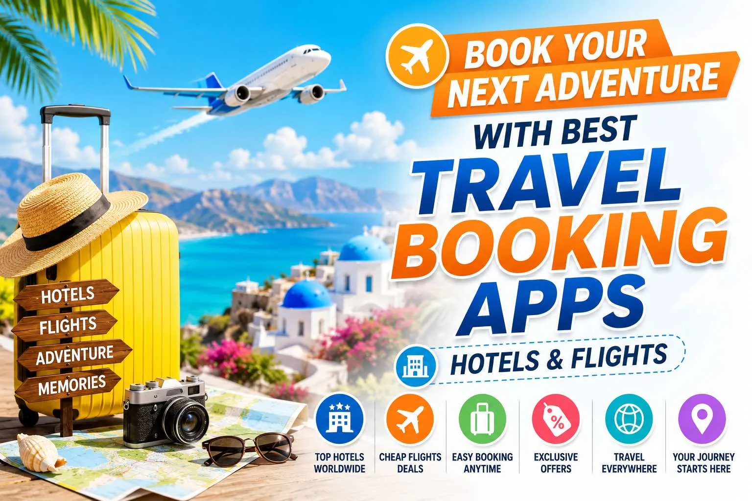 Book Your Next Adventure with Best Travel Booking Apps for Hotels & Flights