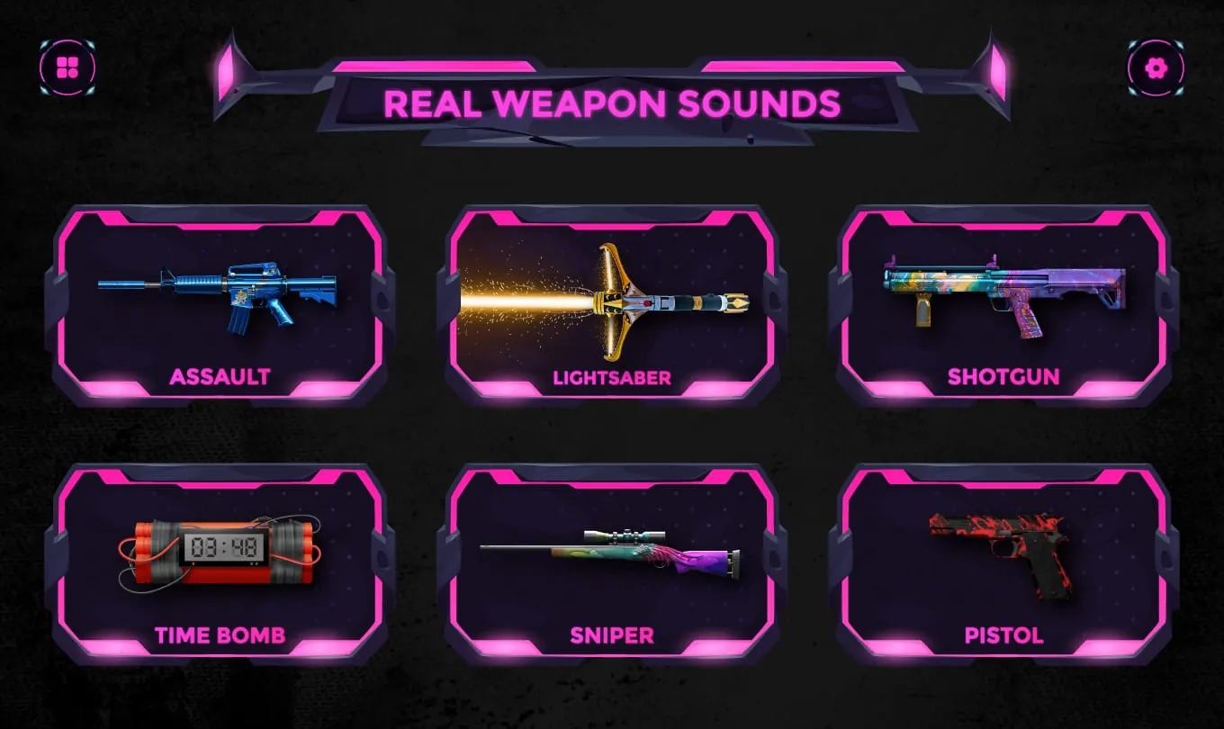 Real Gun Shot Sounds Simulator