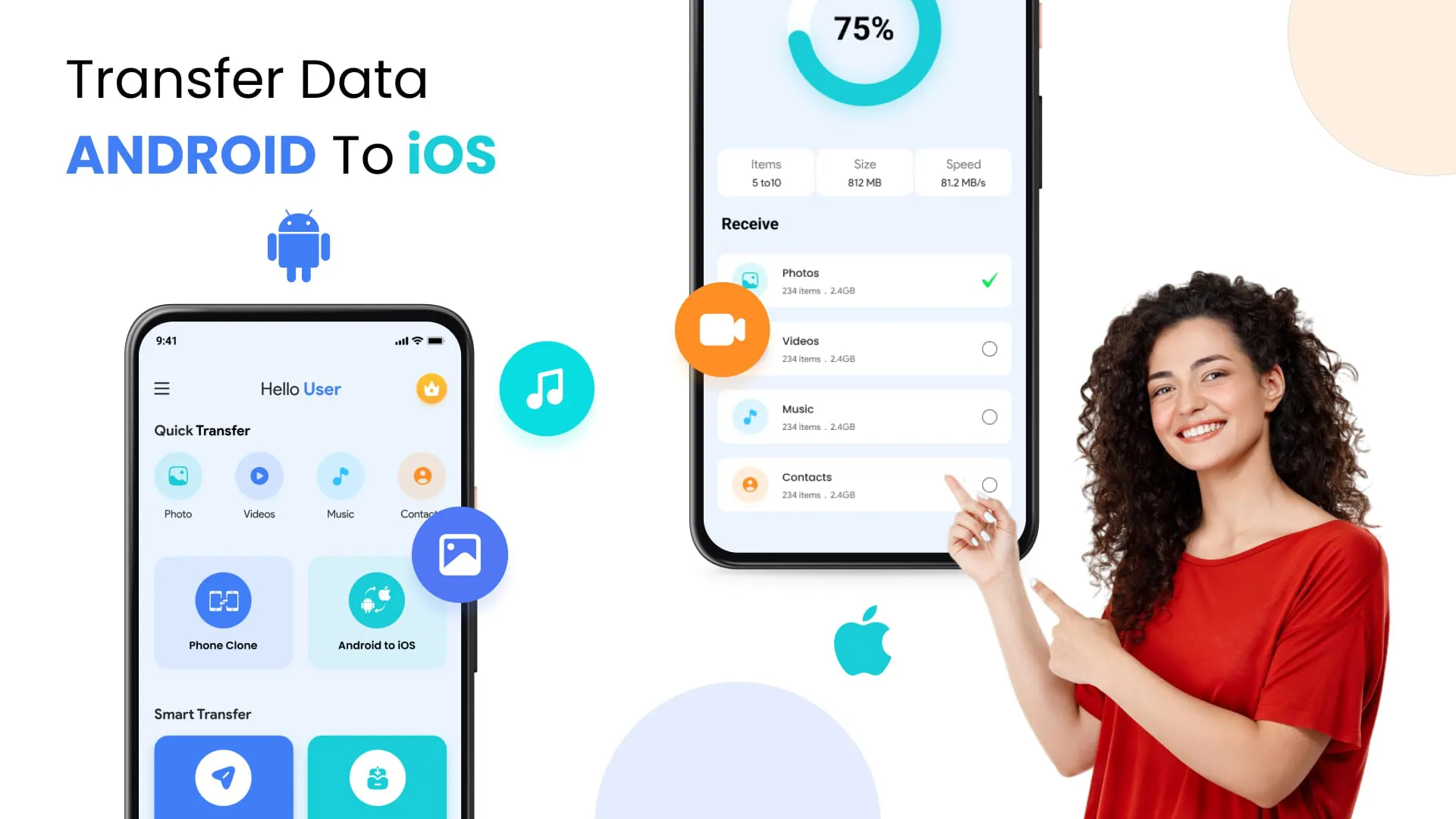 Transfer All Data - PhoneClone