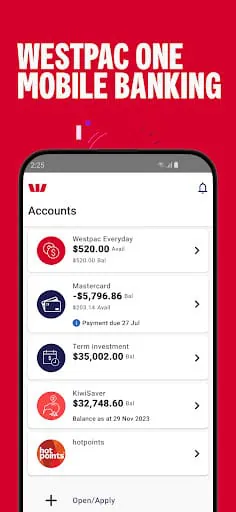 Westpac One NZ Mobile Banking