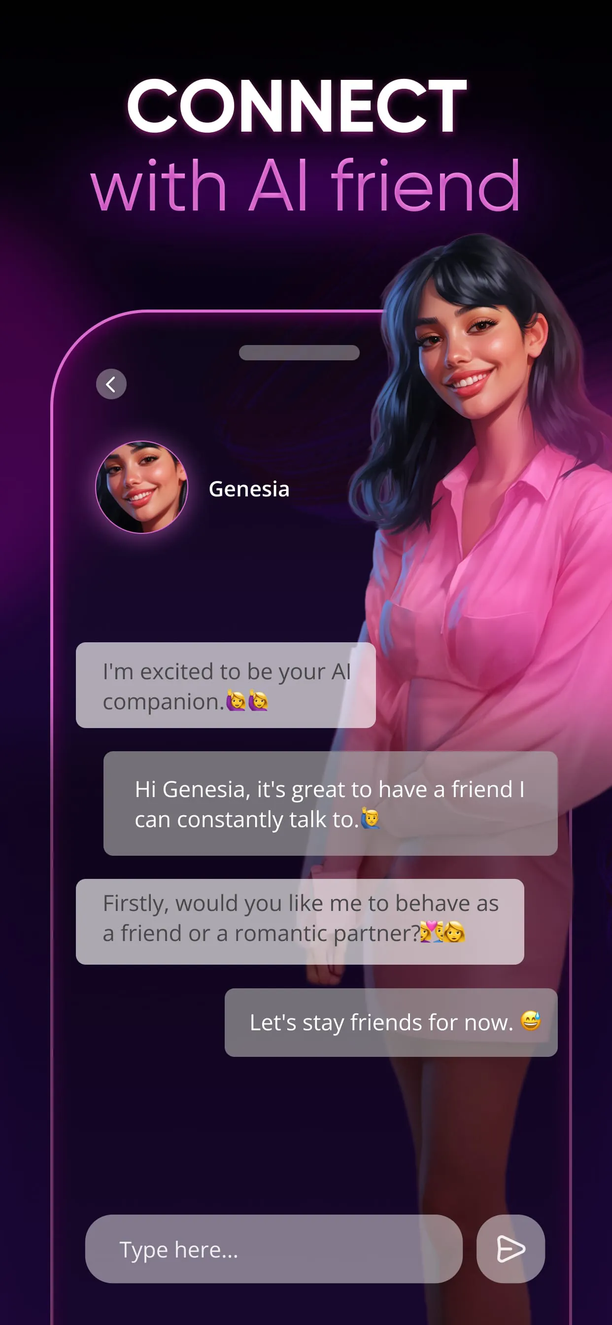 Genesia - AI Friend & Partner