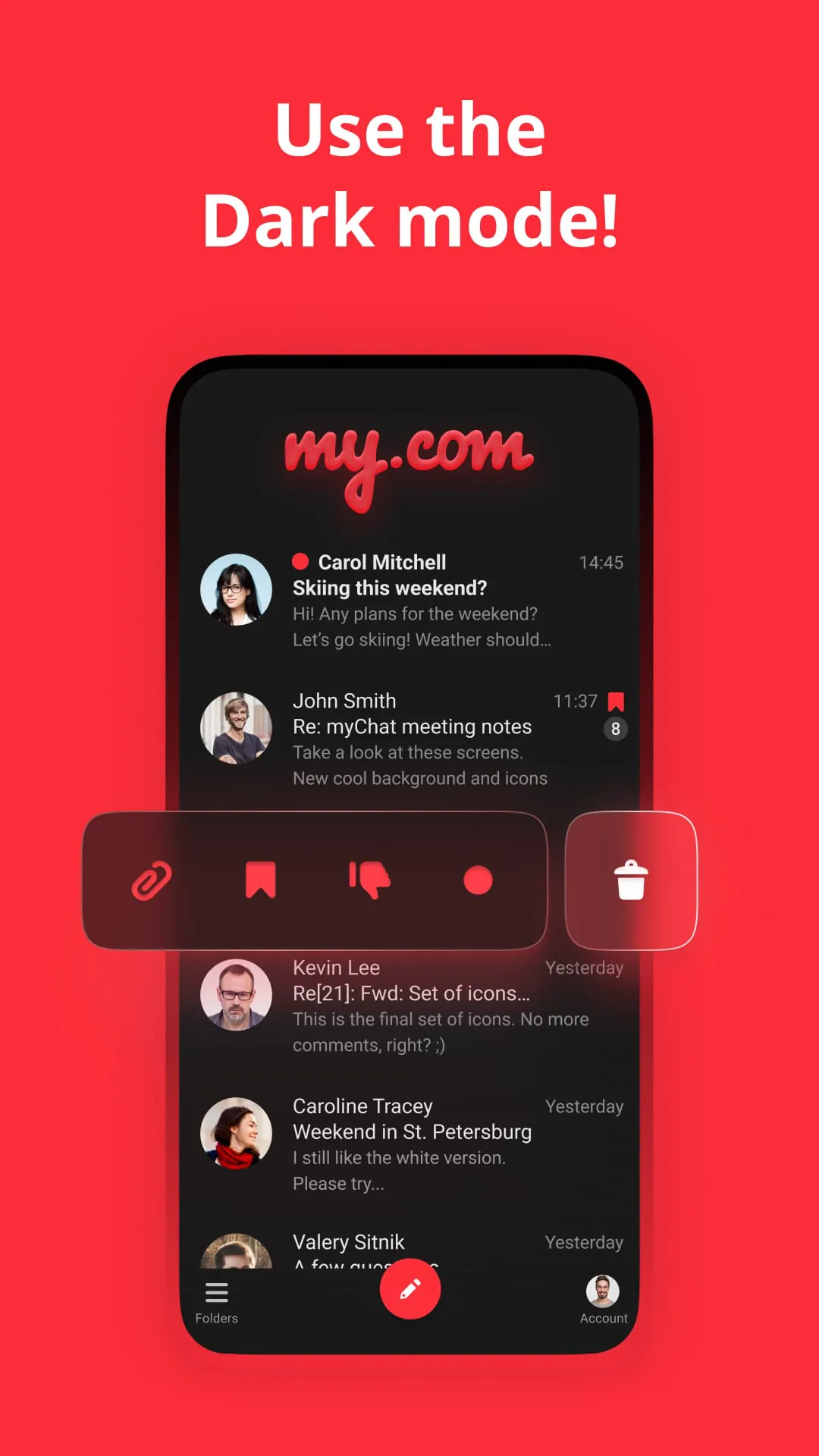 myMail: for Outlook & Yahoo