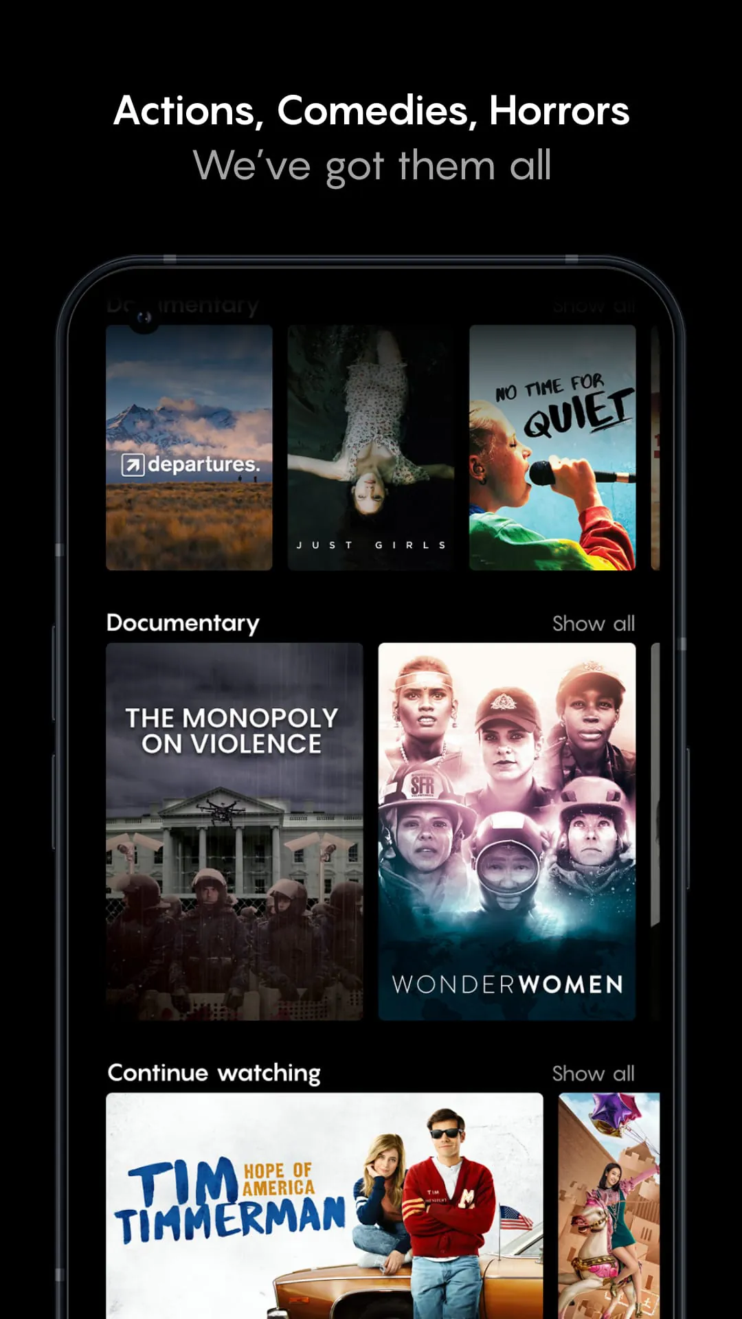 Filmzie – Movie Streaming App