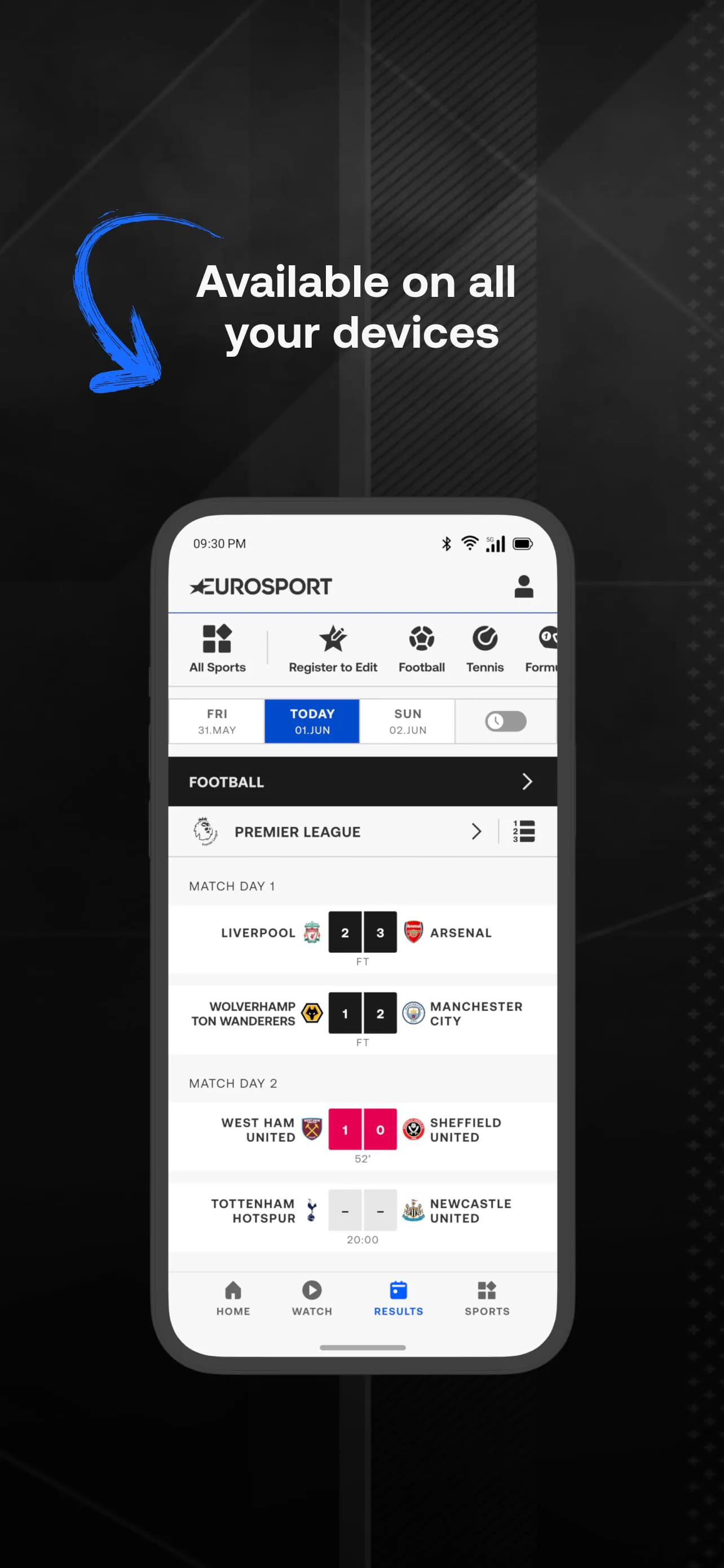 Eurosport: News & Results