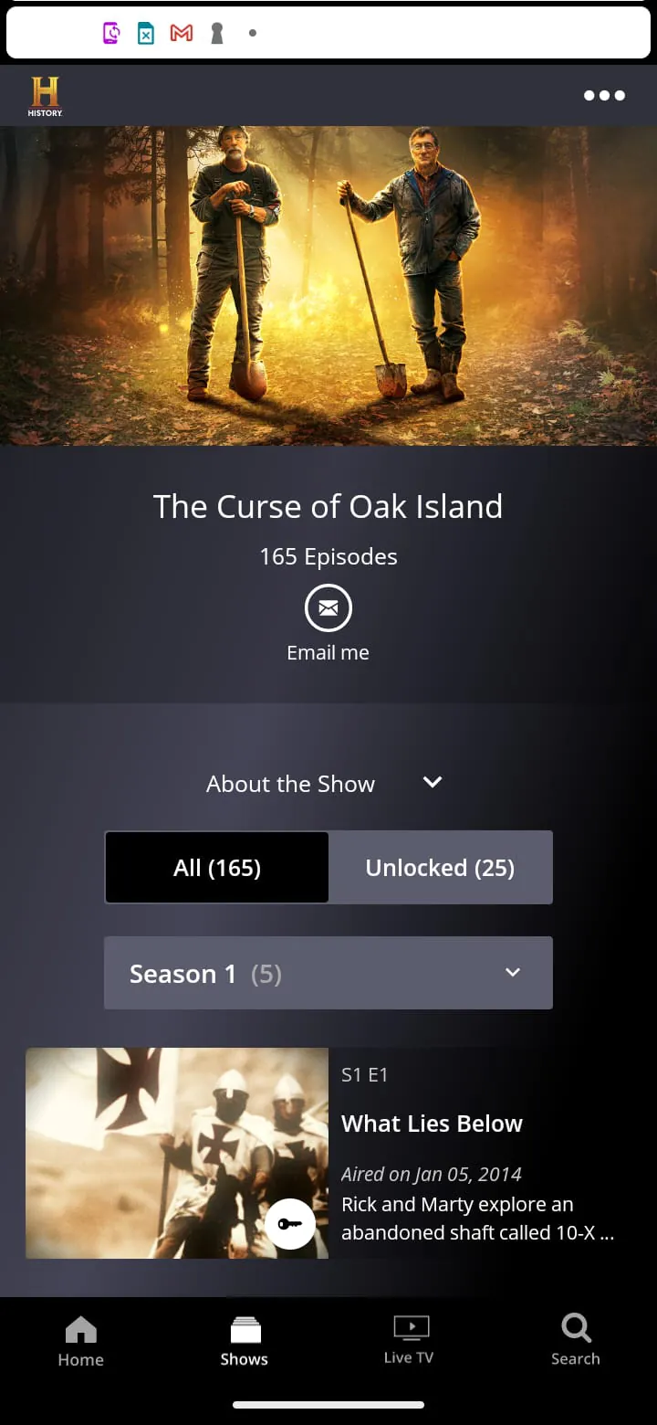 HISTORY: Shows & Documentaries