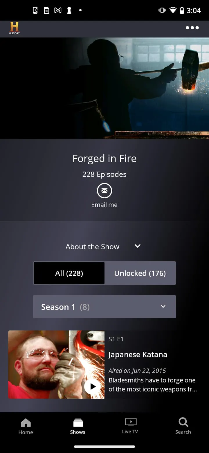 HISTORY: Shows & Documentaries