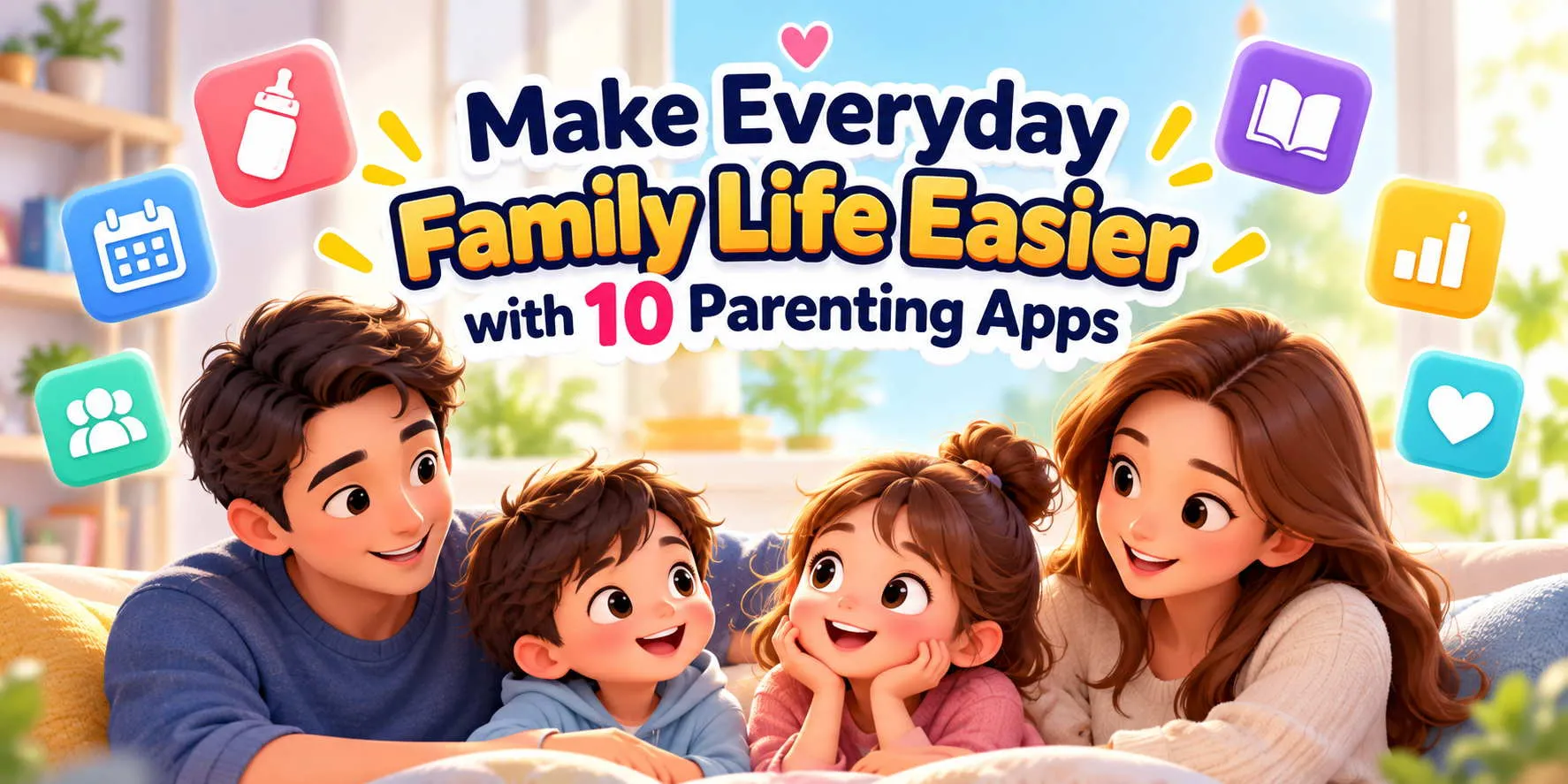 Make Everyday Family Life Easier with 10 Parenting Apps