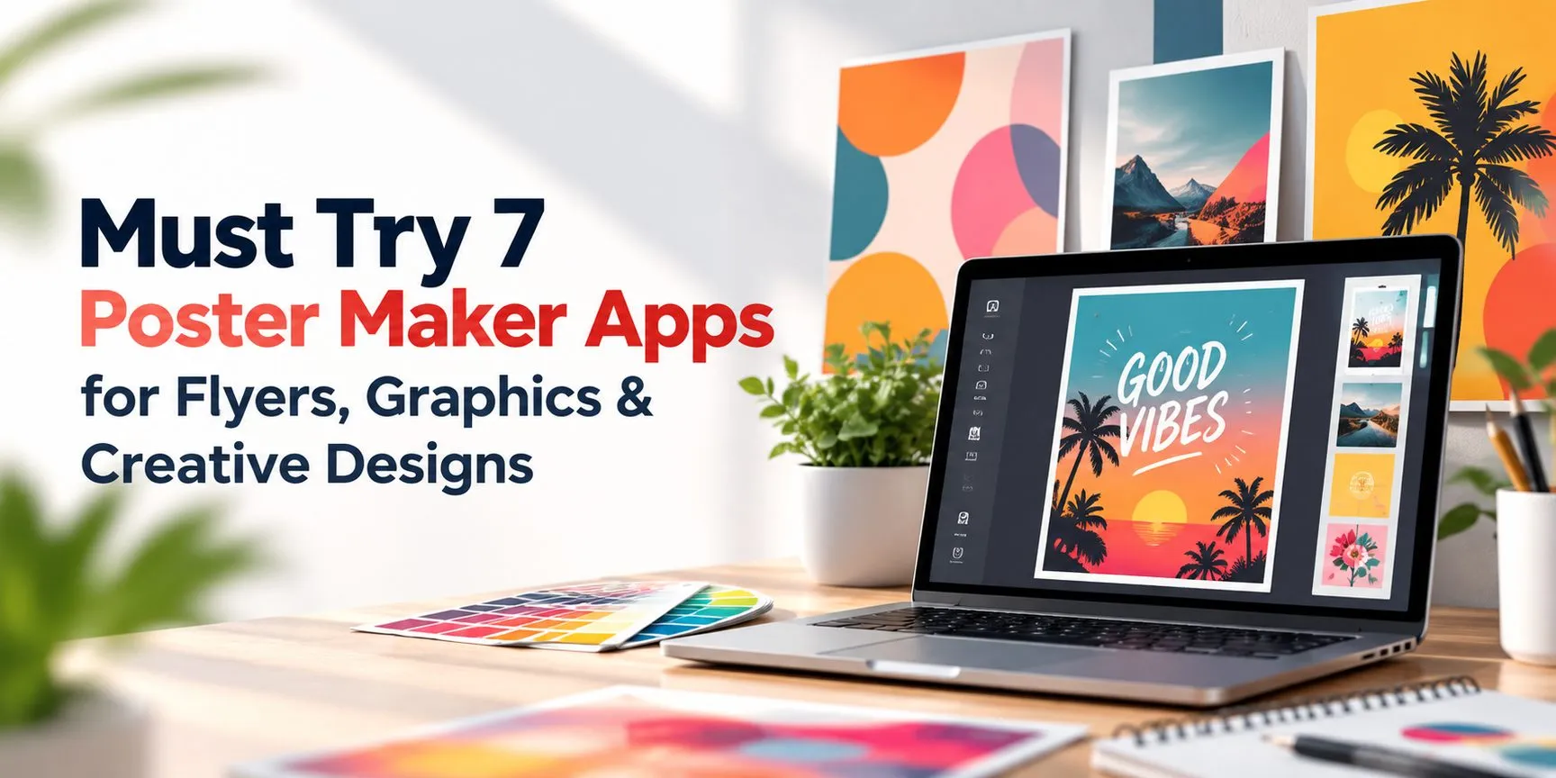 Must Try 7 Poster Maker Apps for Flyers, Graphics & Creative Designs
