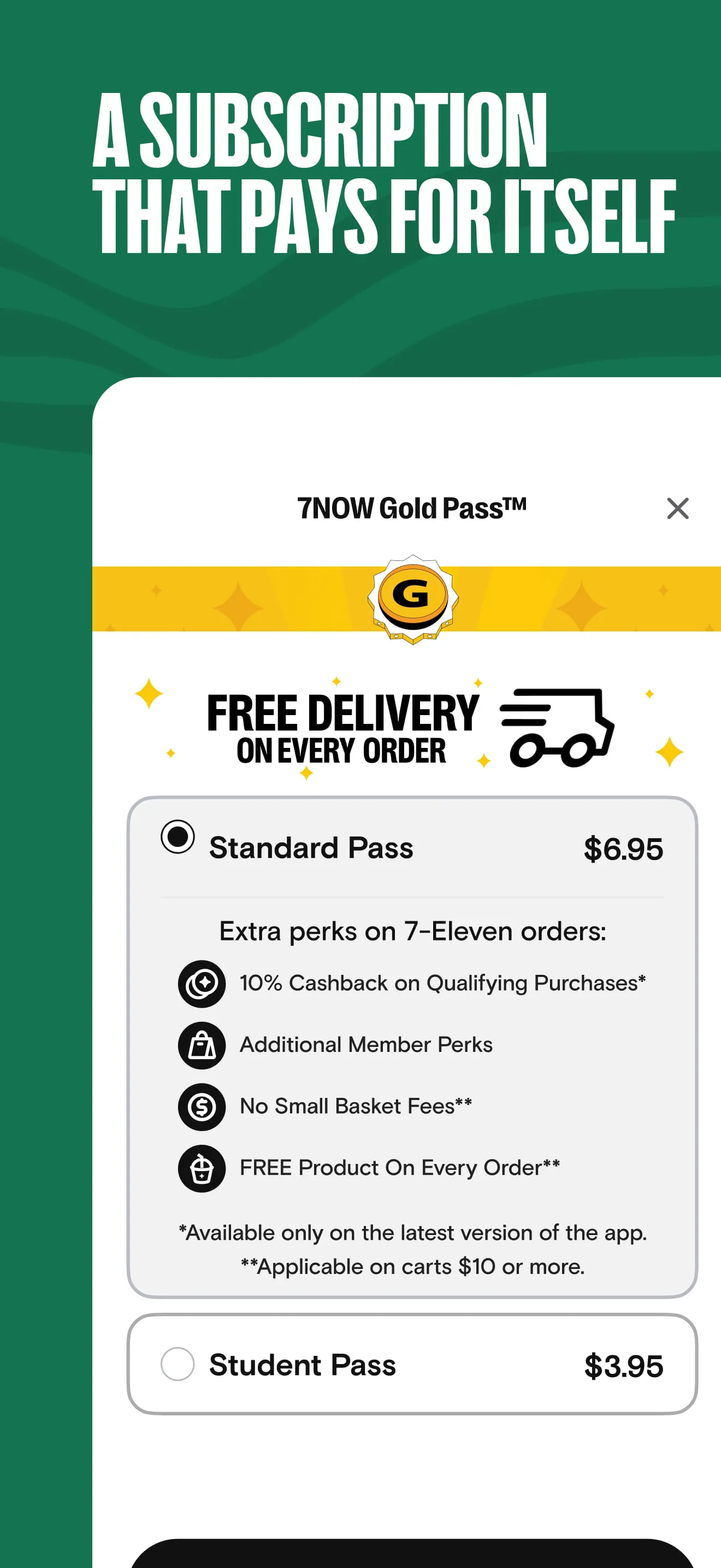 7NOW: Food Delivery & Alcohol