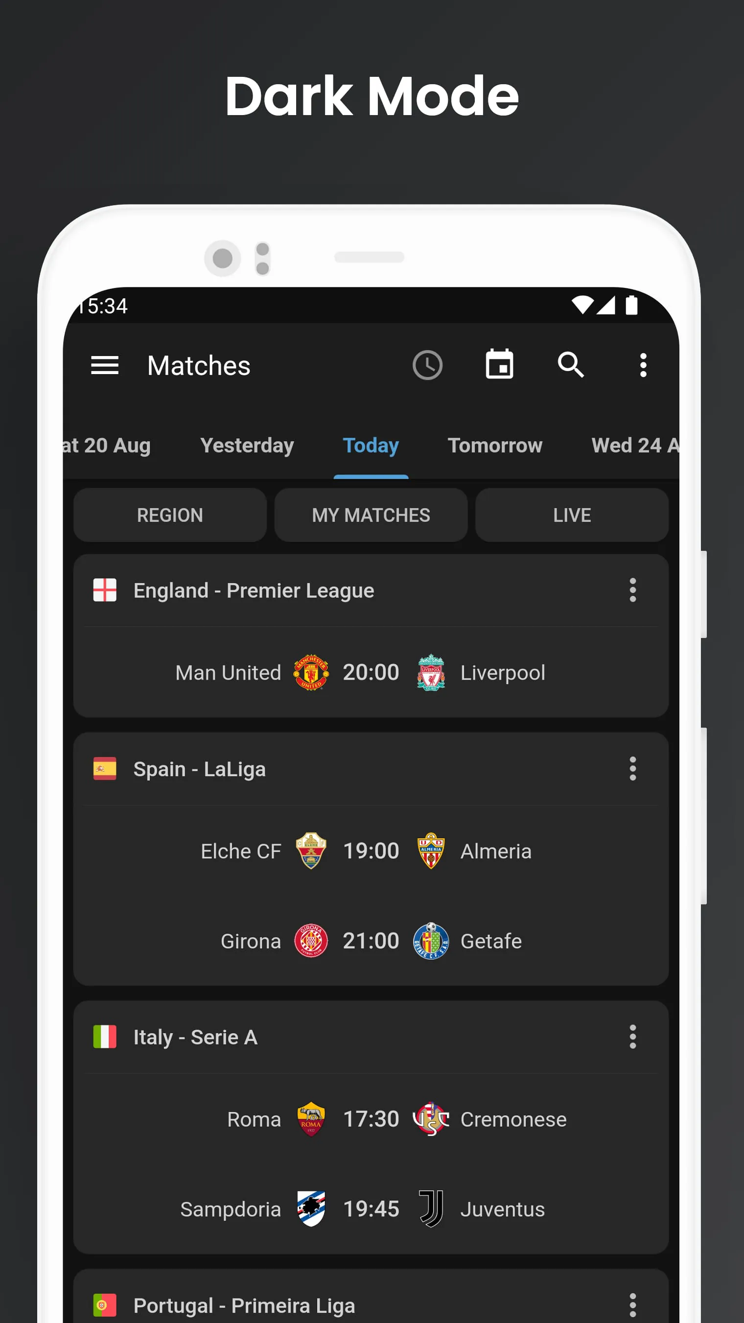 Footba11 - Soccer Live Scores
