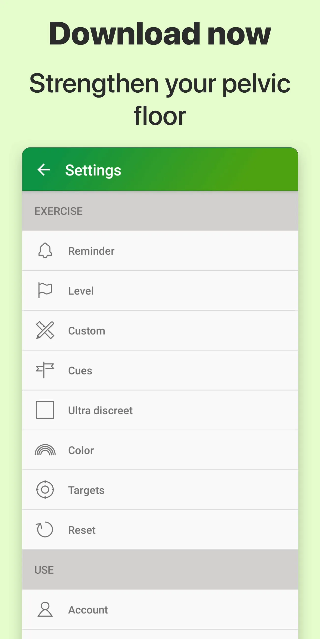 Kegel Trainer - Exercises