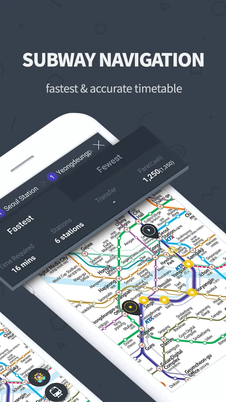 Subway Korea(route navigation)
