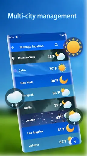 Local Weather Alerts - Widget