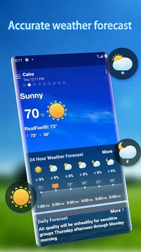 Local Weather Alerts - Widget