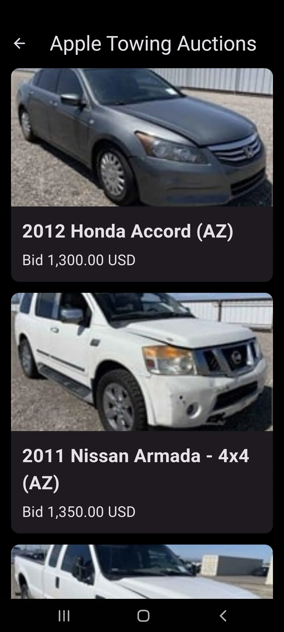 Public Car Auctions Directory