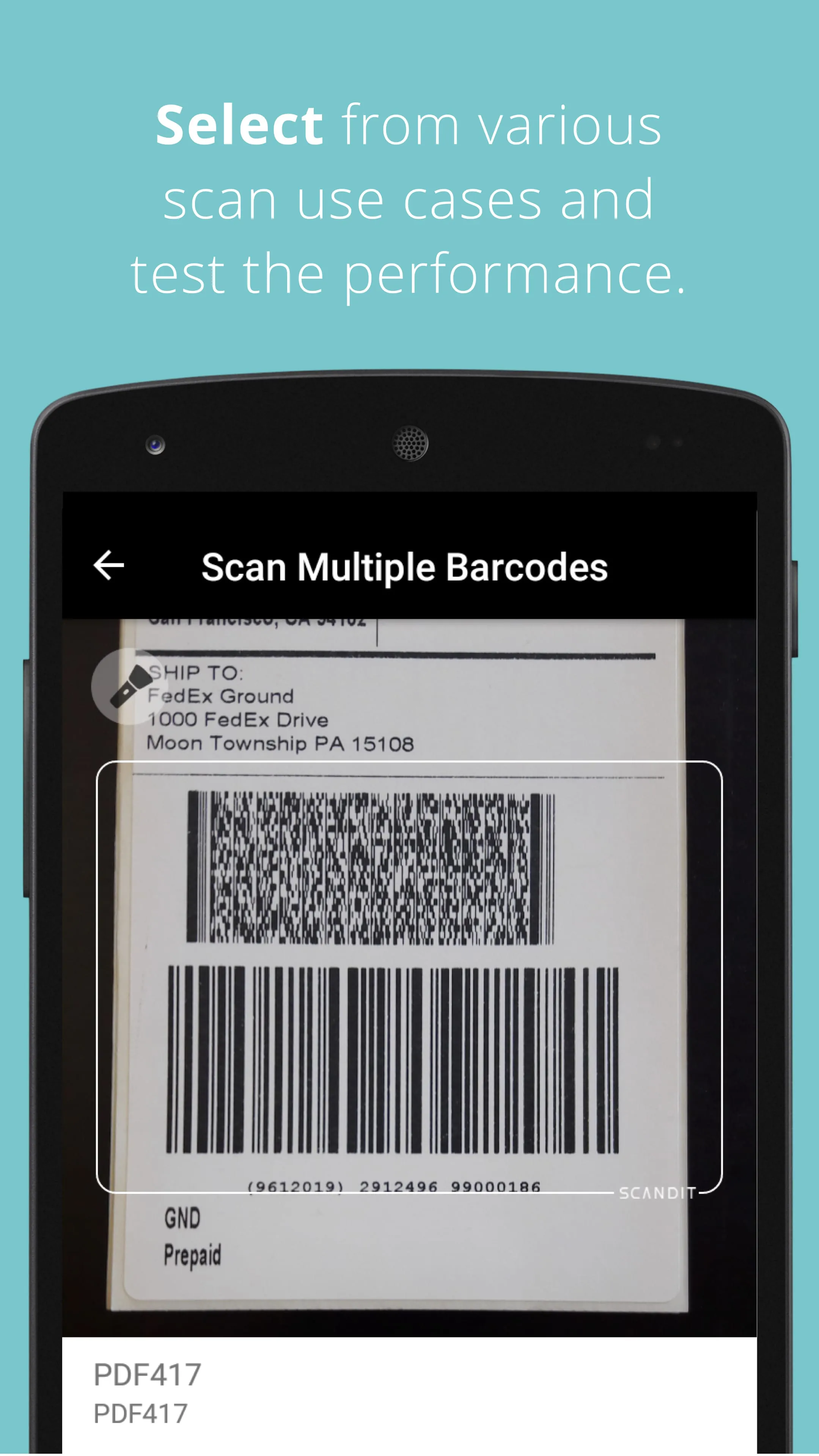 Scandit SDK Showcase