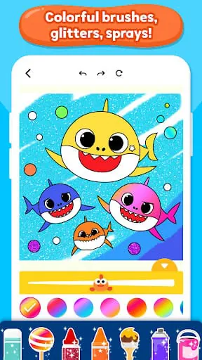 Baby Shark Coloring Book: Kids