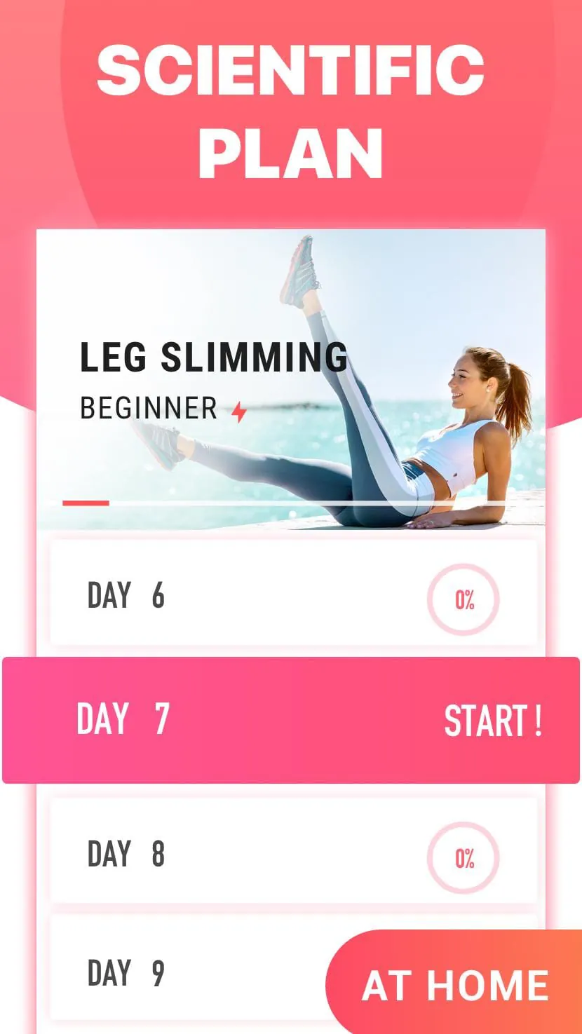 Leg Workouts - Tone up & Slim