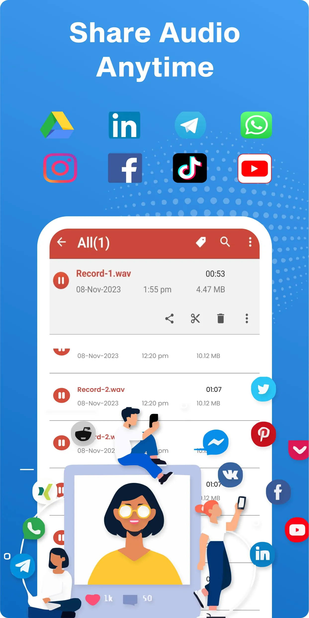 Voice Recorder : Recording App