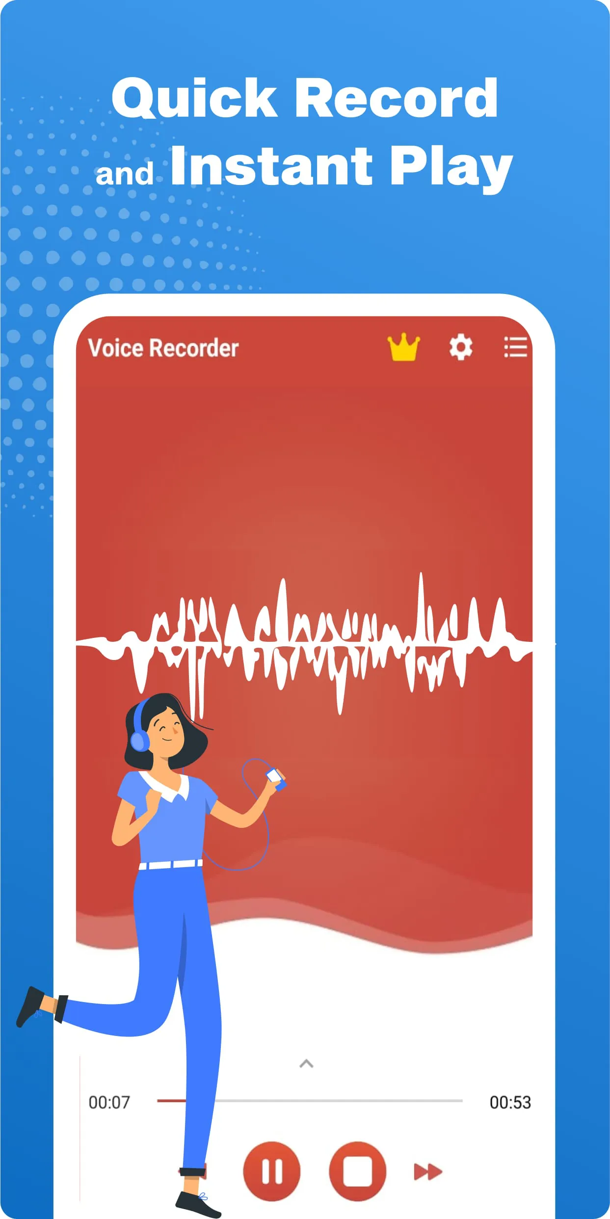 Voice Recorder : Recording App