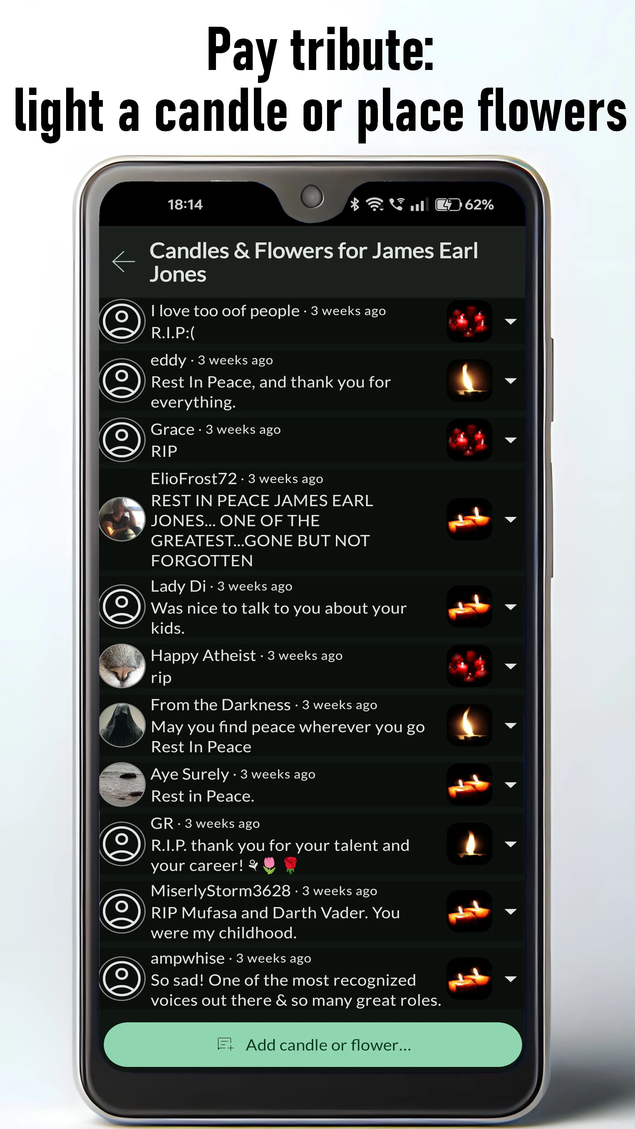 RIP VIP: Virtual Cemetery